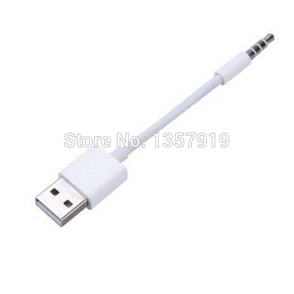 Шнур для наушников 3 5 мм USB 2 0 Φ M к 10 см новый Apple ipod shuffle 3-го 4-го 5-го 6-го поколения