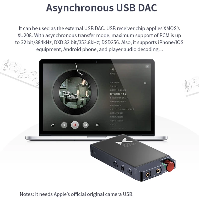 XDUOO XP 2 Pro (XP2 Pro) Bluetooth 5 0 USB DAC AK4452 наушники с чипом усилитель выходом 300 мВт PCM 32 бит/384