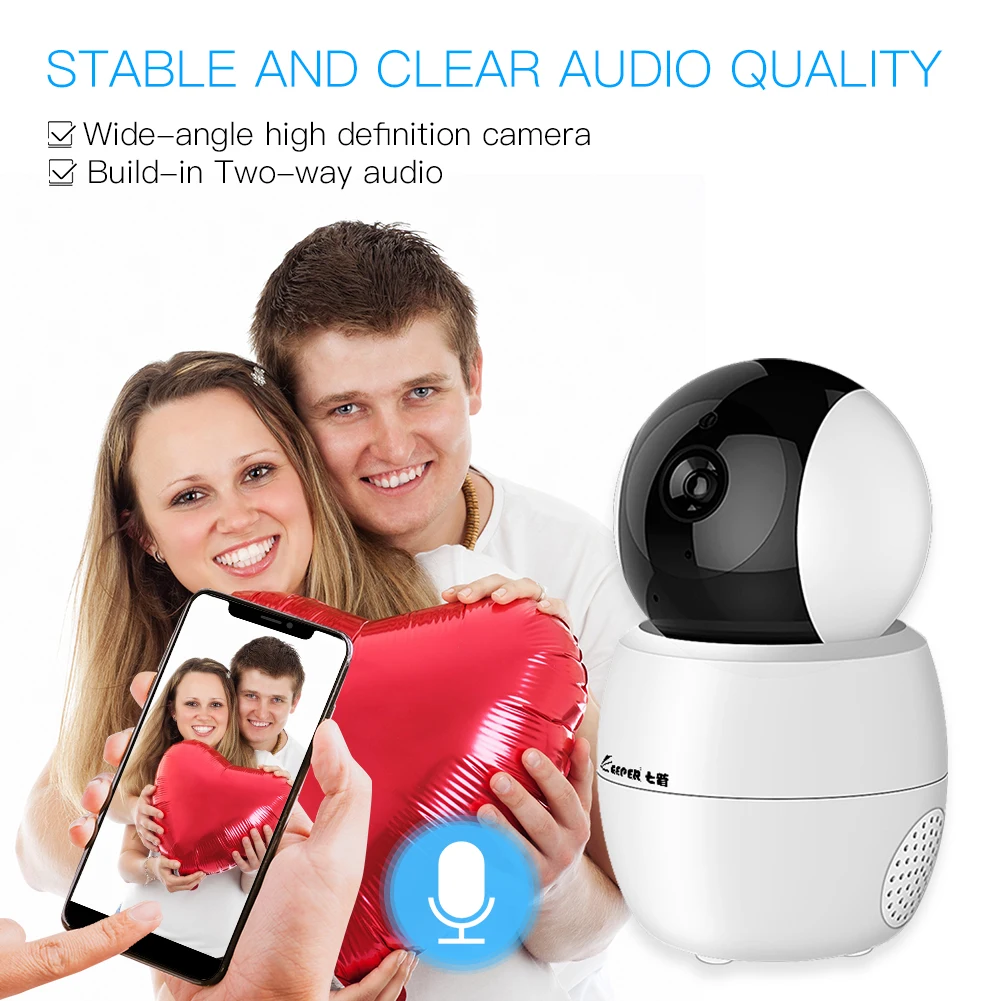 Умная Wi-Fi-камера Tuya вращающаяся сетевая IP-камера HD 1080P с двухсторонним аудио и