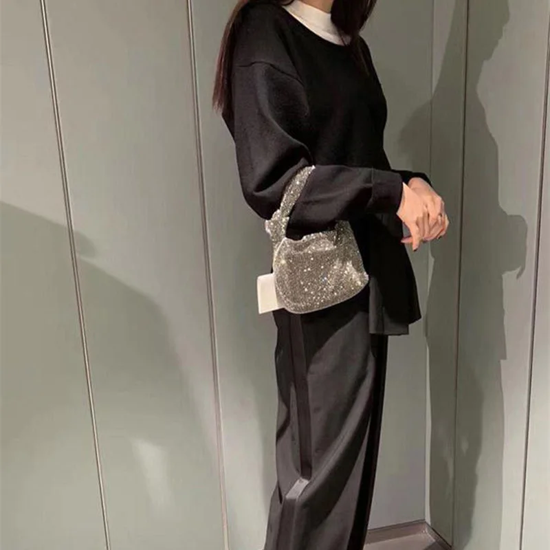 Роскошные дизайнерские новые блестящие стразы маленькие женские сумки на каждый