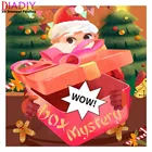 Картина из страз загадочная коробка, мозаика из страз своими руками, Набор для вышивки крестиком, домашний декор, подарок на Новый год 2022, Рождество