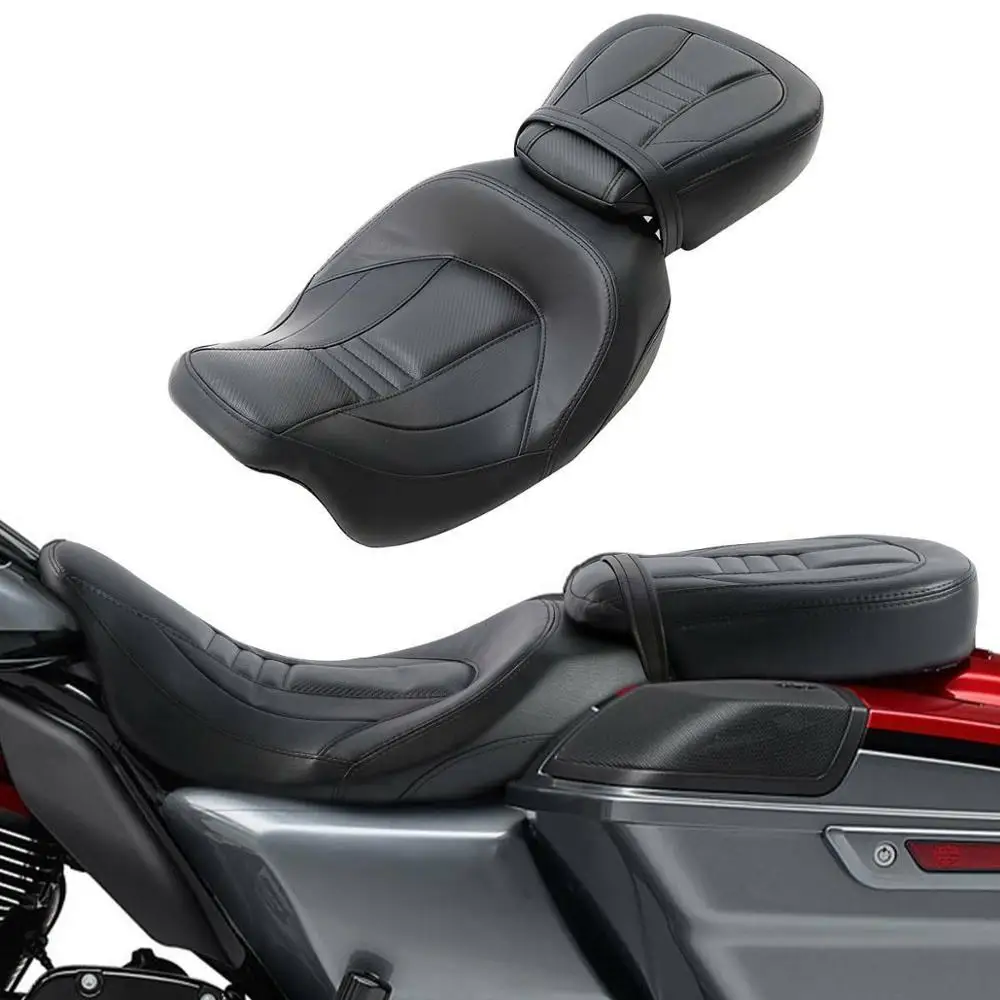 Водитель Мотоцикла ПАССАЖИРСКОЕ СИДЕНЬЕ ДЛЯ HARLEY Touring FLHT FLHX Street Glide Road King дорога