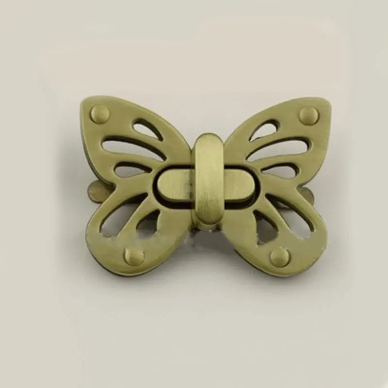 Металлическая Сумка-бабочка с поворотным замком застежка кожаная женская сумка