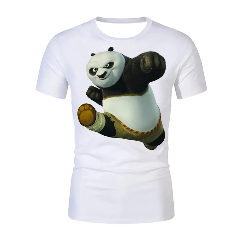 

Summer fun panda 3D printed men's And Women's T-shirt O-neck Fashion Anime Teenager Harajuku Graphic T-shirt Oversized Clothes