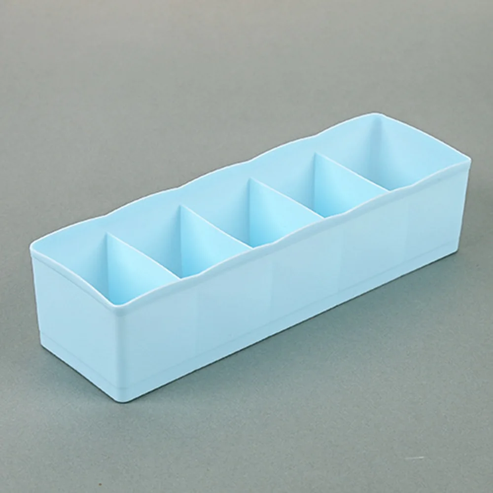 

5 Grids Underwear Bra Storage Box Sock Tie Stationery Drawer Divider Organiser