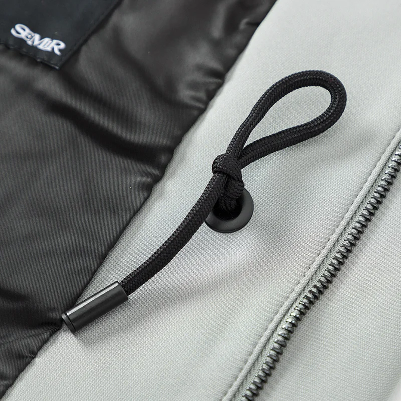 Тренчкот SEMIR Мужской Свободного Покроя трендовая ветровка средней длины с