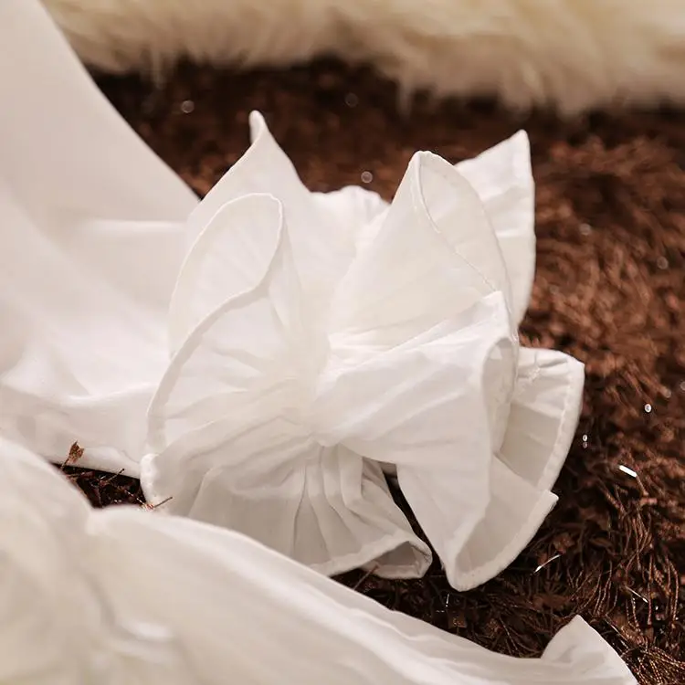 Женская шифоновая блузка с глубоким V-образным вырезом и оборками элегантный