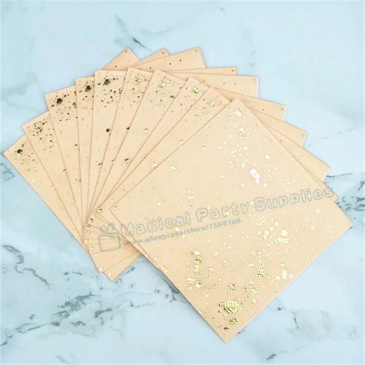 Бесплатная доставка 800 шт Румяна розовые с фольгой Золотые Мраморные точечные