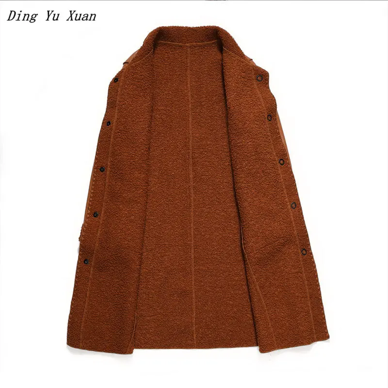 Осенне-зимняя кожаная куртка большого размера длинное женское кожаное пальто с