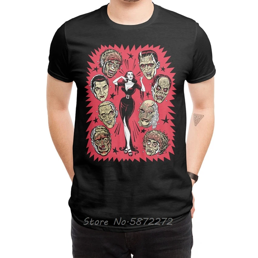 Футболка с таинственными датами повседневная хлопковая рубашка принтом лагуны