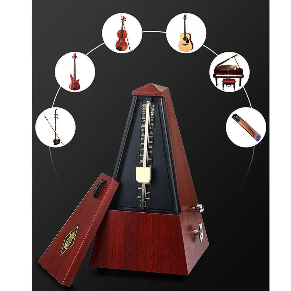 

Antique Vintage Guitar Metronome Online Mechanical Rhythm Pendulum Mecanico Metronomo for Guitar Piano Violin Musical Instrument