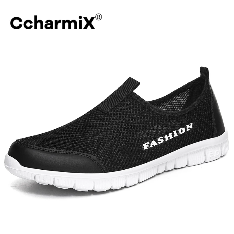 

Туфли CcharmiX мужские легкие для воды, дышащие, Повседневная прогулочная обувь, большие размеры, лето