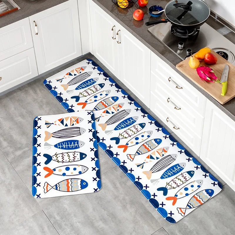 Роскошный Европейский ковер для гостиной, цветочный принт, добро пожаловать в мой милый домашний узор, Противоскользящий коврик для двери, коврик для кухни