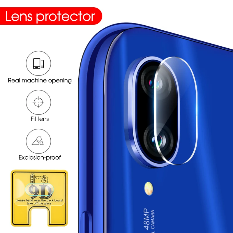 9D Защитная пленка для экрана объектива Xiaomi Redmi Note 7 6 5 K20 Pro 7S из закаленного стекла