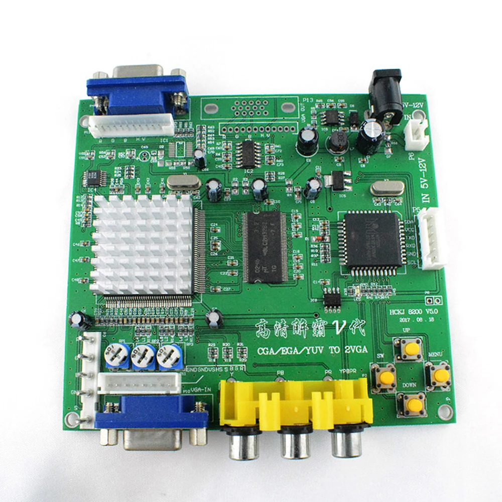 

Плата преобразователя RGB CGA EGA YUV в VGA HD HD9800V