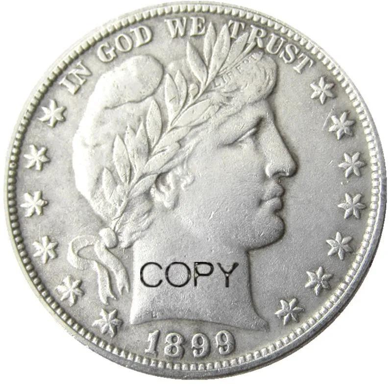 

US 1899POS Barber Half Dollar Silver Plated Copy Coins