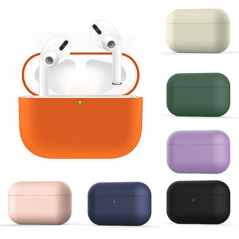 Жидкий силиконовый чехол для apple Airpods Pro tws Bluetooth наушники аксессуары airpods 3 pro 2019