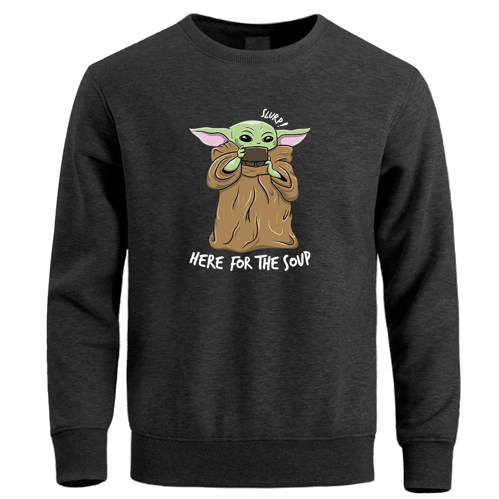 Детские йода Толстовка Для мужчин Мастер Йода Зимние флисовые Starwars Jide Kinghts