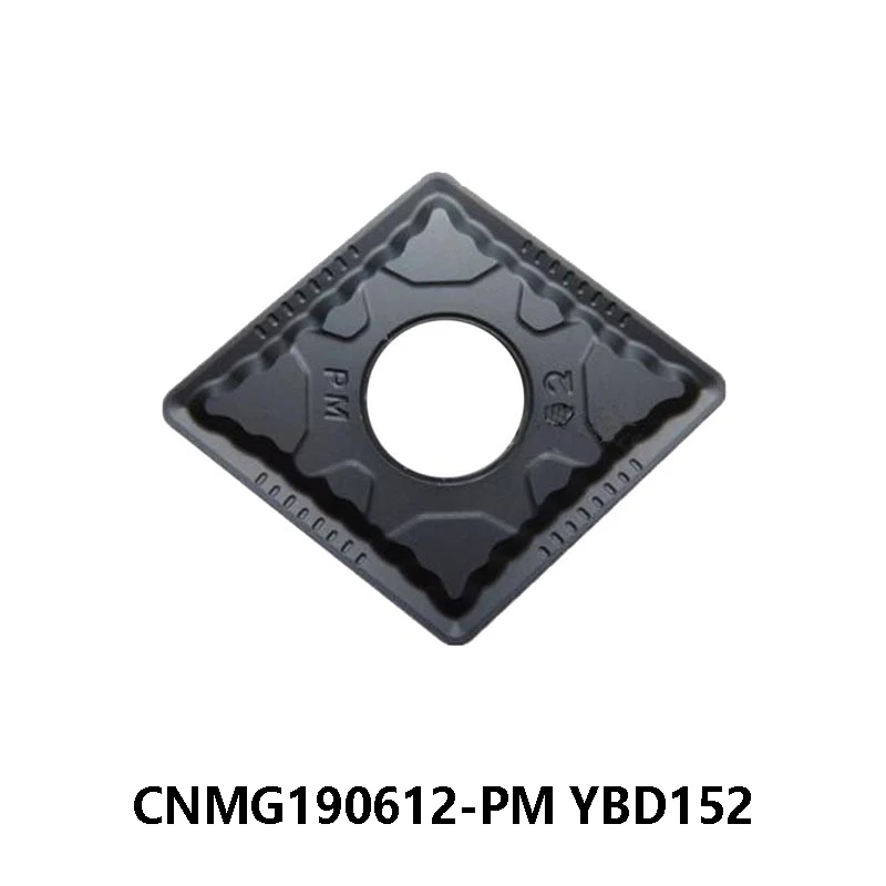100% Original CNMG190612-PM YBD152 CNMG 190612 CNMG1906 Lathe Cutter Turning Tools for Cast Iron CNC Cutting CNMG19