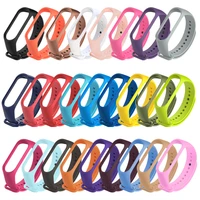strap for xiaomi mi band 6 5 4 3 sport smart watches women wristband for mi band 3 4 band5 replacement wrist color tpu bracelet