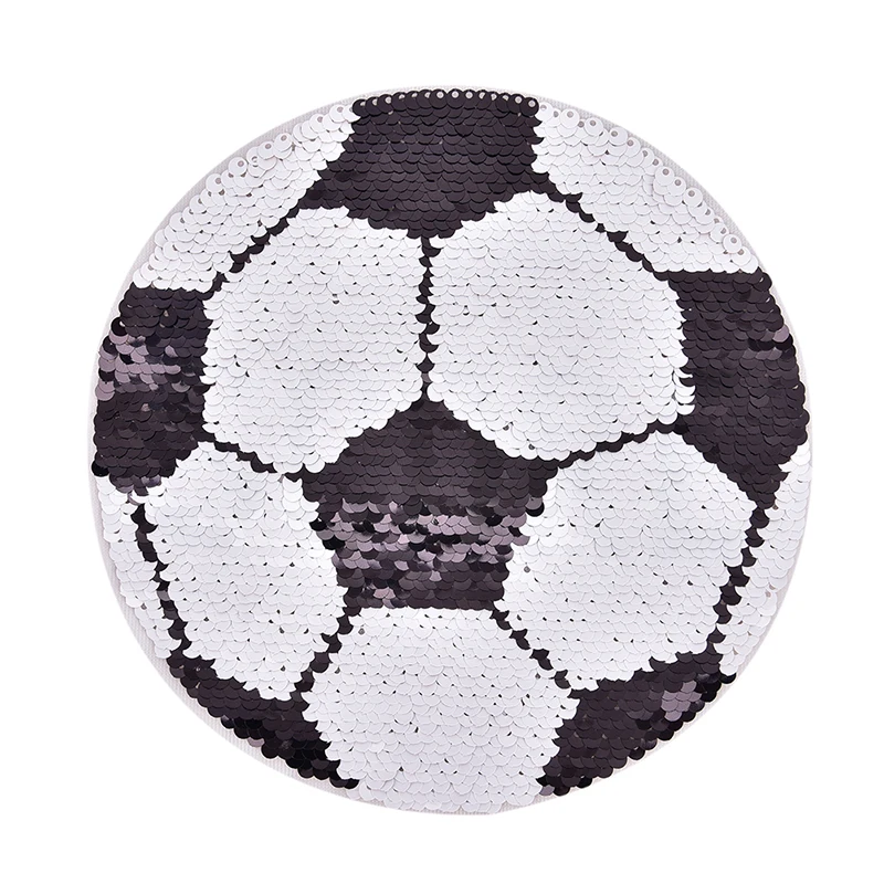 Блестки меняют цвет в футбол нашивка для одежды рукоделия одежда пальто свитера