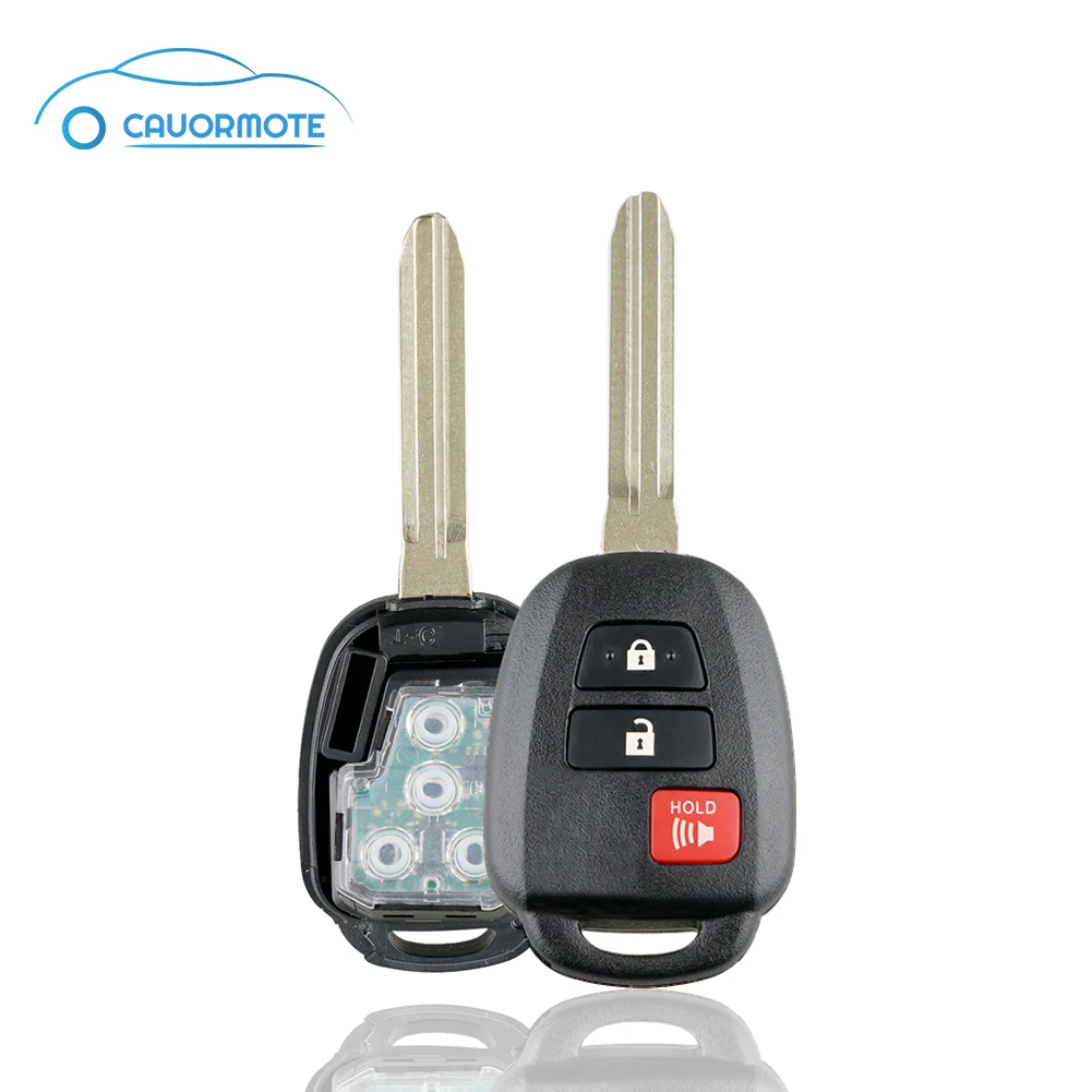 

Smart Remote Key For Toyota RAV4 Highlander Sequoia SR5 Tundra Tacoma Replacement 3 Buttons H Chip 314MHZ Central Locking Key