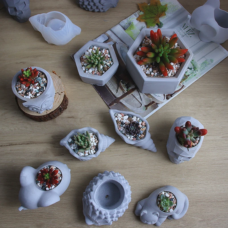 Многофункциональный дизайн силиконовый ящик для комнатных растений горшок Mols