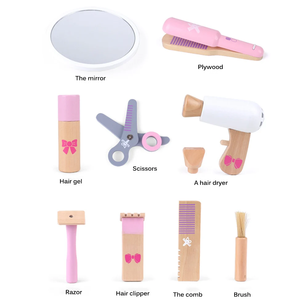 

Сумочка для волос детская деревянная, для раннего обучения