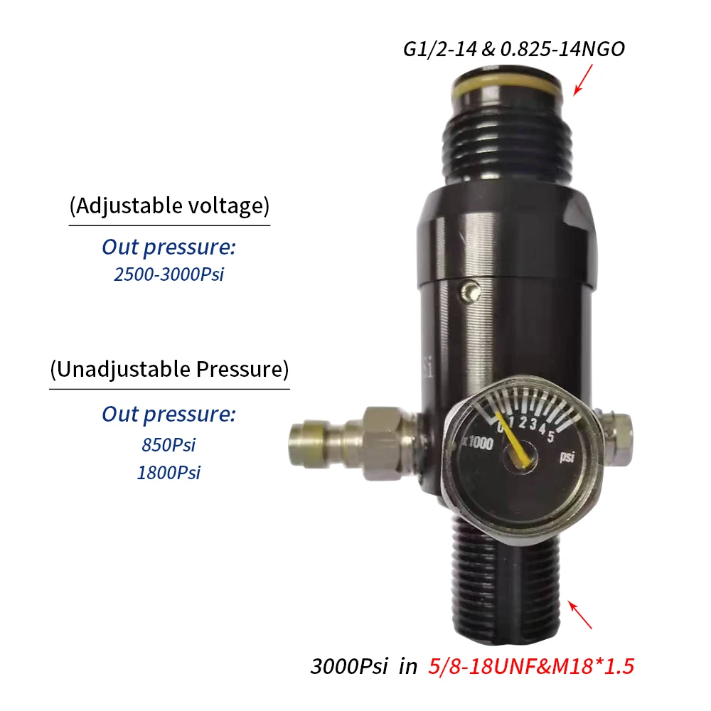 Регулятор давления воздуха регулятор PCP Пневмопушка Пейнтбол аксессуары 3000