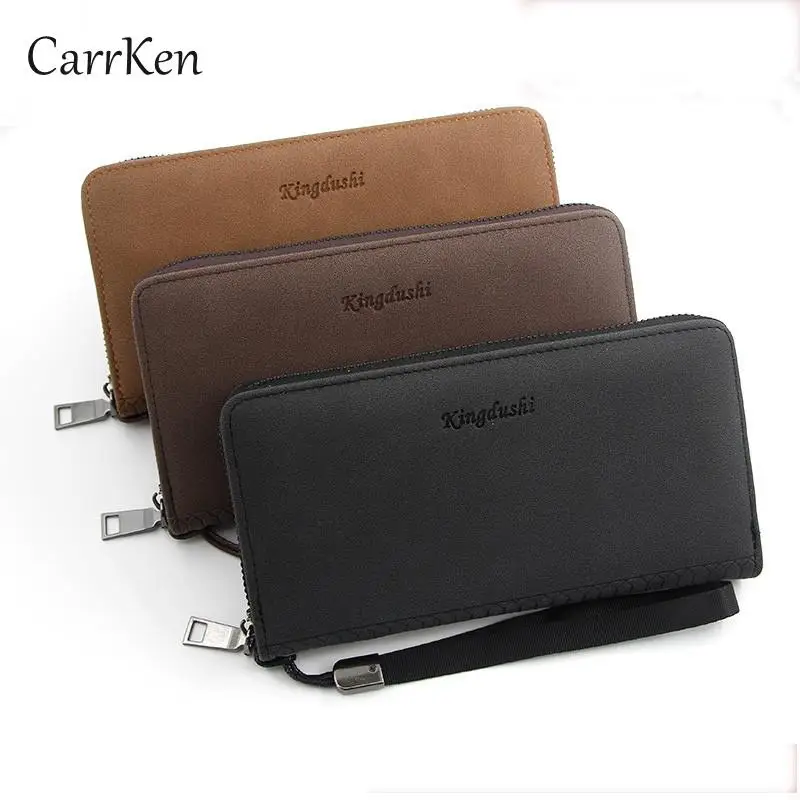 

Men's Wallet Organizer Long Cellphone Wallet Loungefly Men Clutch Card Holder Korean Style Carteira Masculina Uomo Wrist Wallets