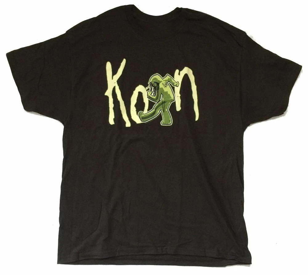 Korn Zombie Slam 2010 Тур Черная футболка Новый Плюс Размер одежда футболка|Мужские