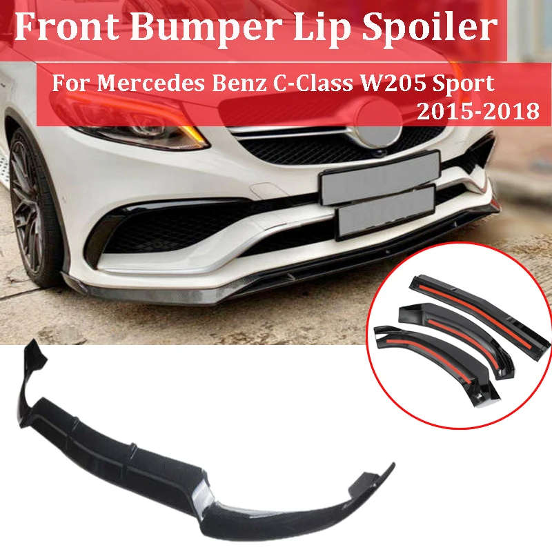 

Передний бампер для Mercedes Benz C-Class W205 C250 C300 C350 2015-2018, 3 шт.