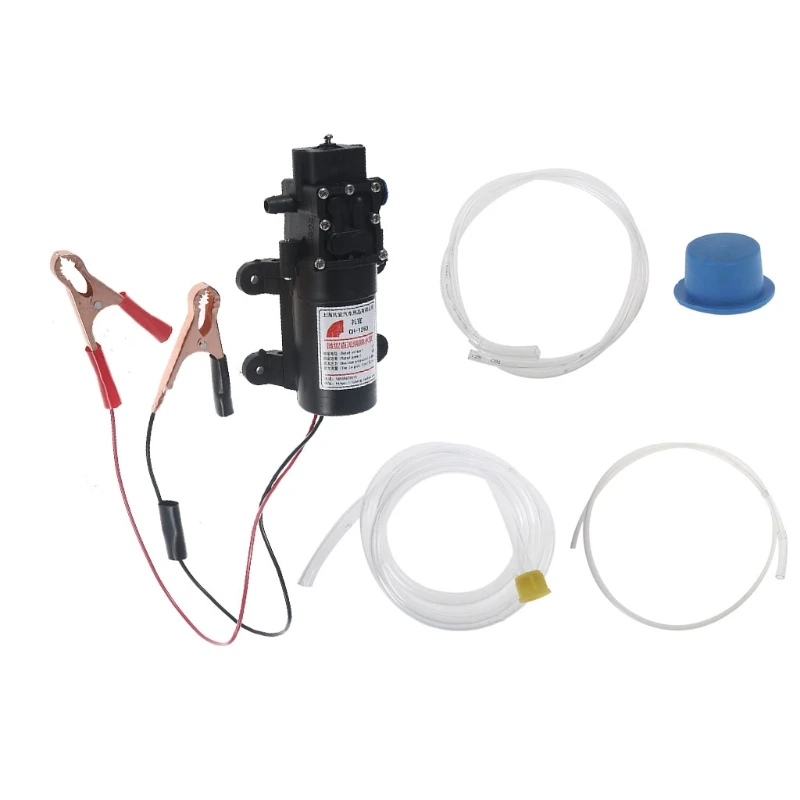 

Quick Oil Change Pump 60W 5L/min Oil Fluid Extractor Transfer Pump & Hose Kit for Car Boat Motorbike RV Durable