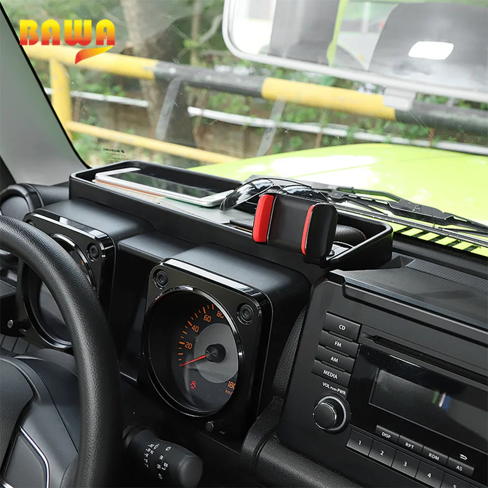 bawa multifunction center console phone ipad holder removable support storage box accessories for suzuki jimny 2019 2020 free global shipping