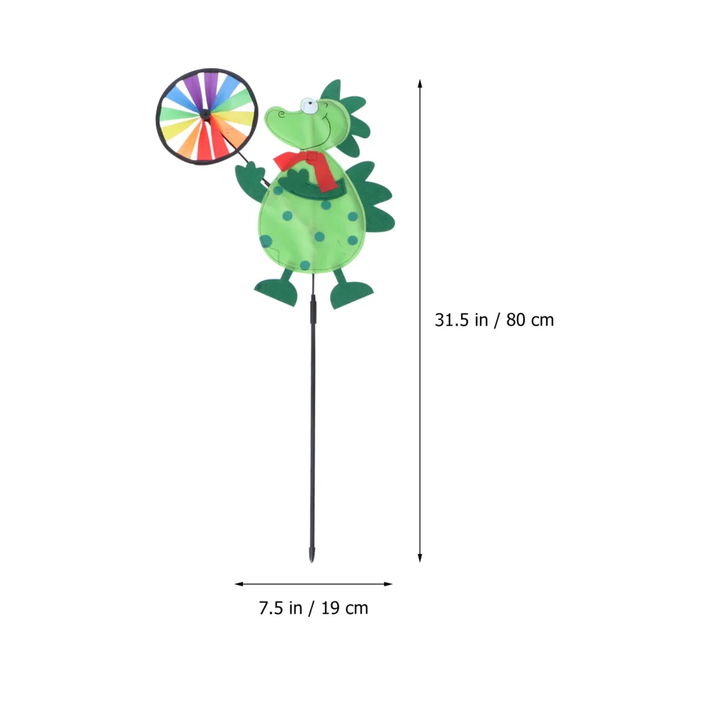 

3Pcs Cartoon Windmill Toys Animal Windmill Wind (Random Type)