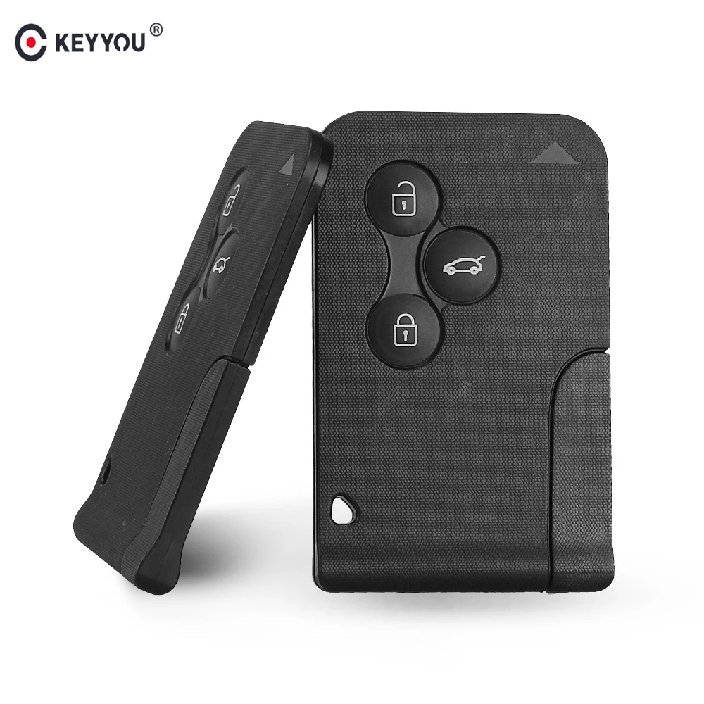 Смарт ключ дистанционный KEYYOU 3 кнопки 433 МГц ID46 PCF7947 для Renault Megane Scenic 2003 2008|Ключ от
