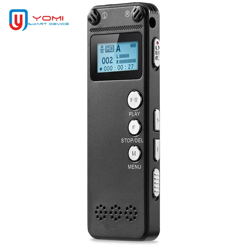 

Мини цифровой диктофон 8G Профессиональный диктофон HD шумоподавление USB Запись Ручка музыкальный MP3-плеер для встреч лекций