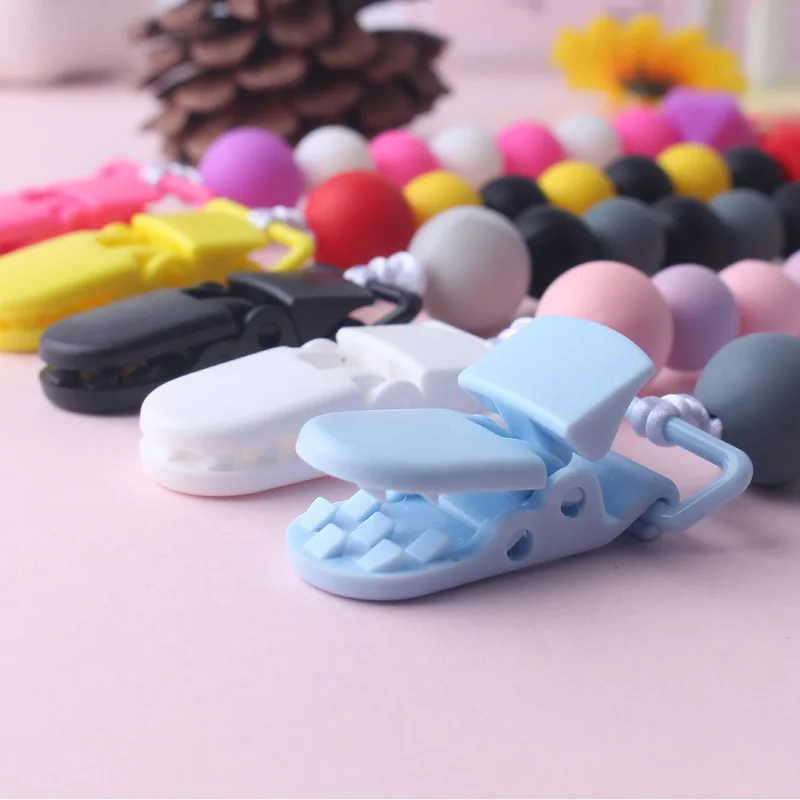 Без БФА силиконовый пустышка зажимы цепь мини овца кулон для кормления