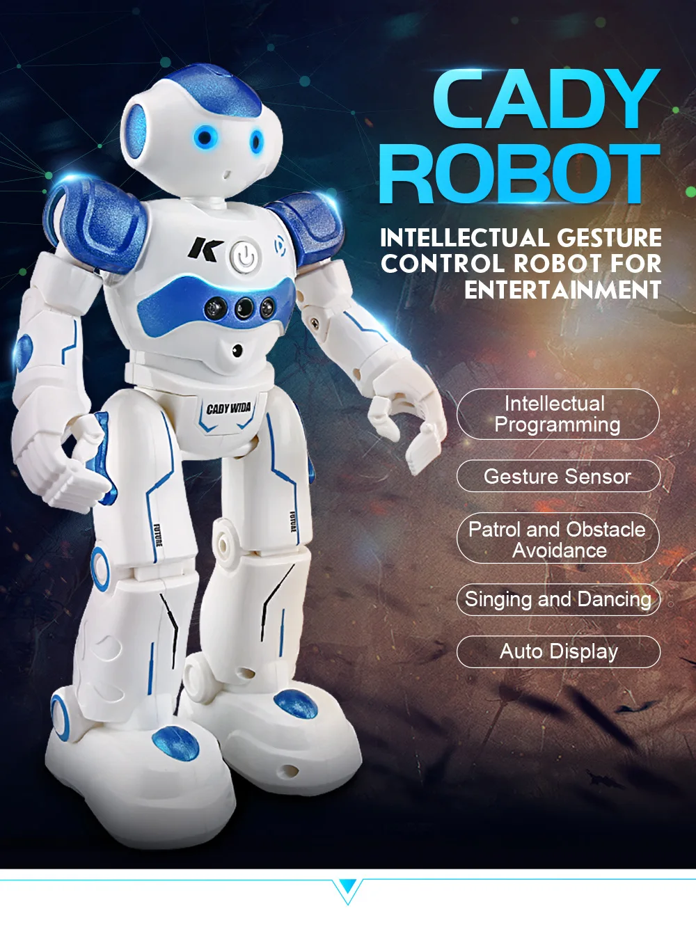 Nice Gifts For Kids RC Robot Toy JJRC R2 Intelligent Programming Gesture Control 
