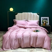 duvet cover mulberry silk solid color quilt cover high grade real silk single double king size comforter cover 1pc