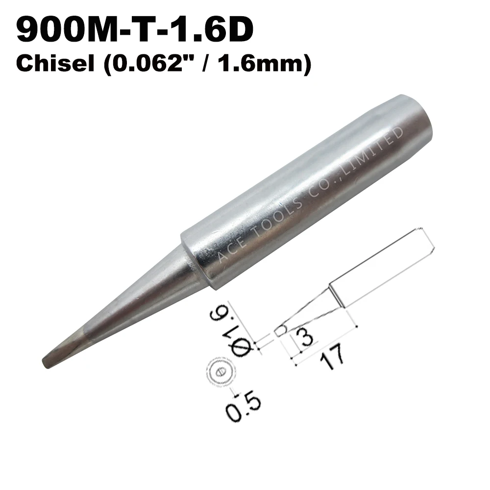 

Наконечник для паяльника 900M-T-1.6D, зубило 1,6 мм для Hakko 936 907 Milwaukee M12SI-0, ручка для радиоприемника 64-053 Yihua 936 X-Tronics 3020, железный наконечник