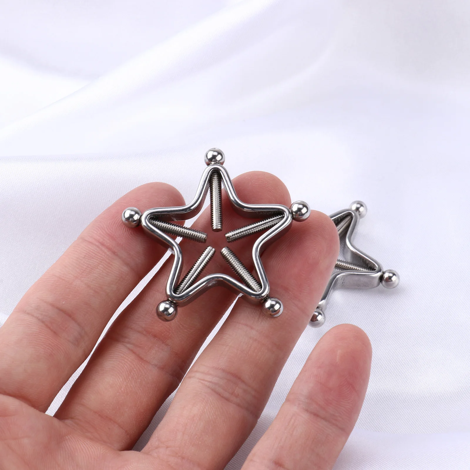 

Sexy Body Piercing Rings Fashion Adjustable Body Piercing Jewelry Stainless Steel Non-Pierced Nipple Shields Rings for Women