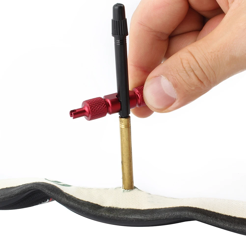 

Professional Bike Valve Core Removal Tool Aluminum Alloy Bicycle Wrench Tire Schrader Presta Valve Core Tube Repair Tool