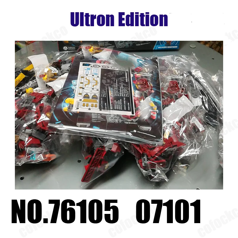 

Superhero 76105 1360+pcs/set 07101 10833 64047 For Kids Christmas Gifts