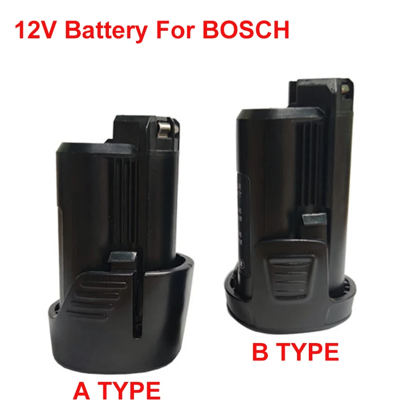 10.8V 12V 1500mAh 2000mAh 2500mAh Battery for BOSCH Electric drill Battery cordless Electric screwdriver polisher Batteria