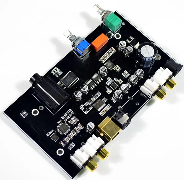 PCM5100 MS8416 оптический USB вход NE5532 OP плата ЦАП 24bit 192K с управлением громкостью аудио