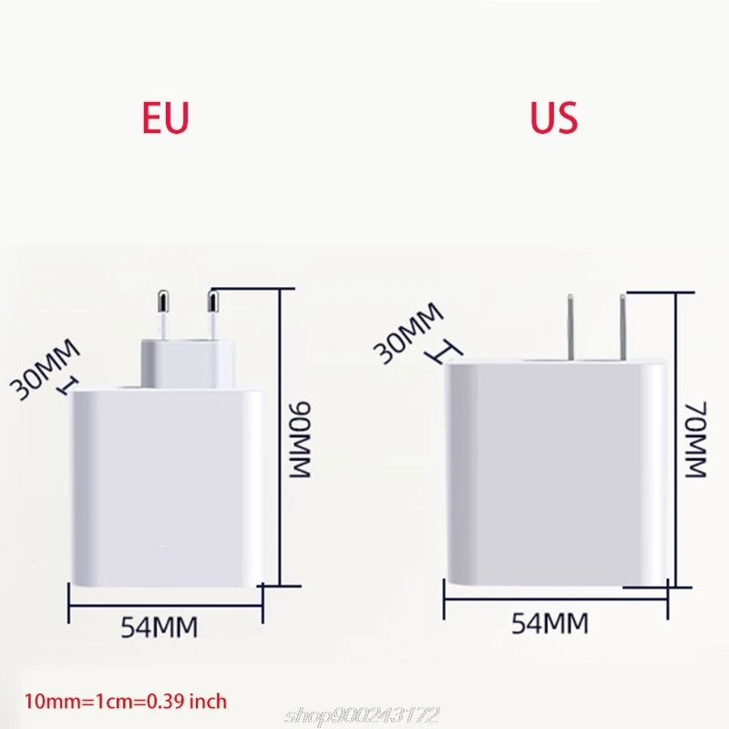 

EU US Plug LED Display Current Voltage 2.4A 3Ports USB Wall Charger Power Adapter for Cellphone Tablet PC Mobile M29 21 Dropship