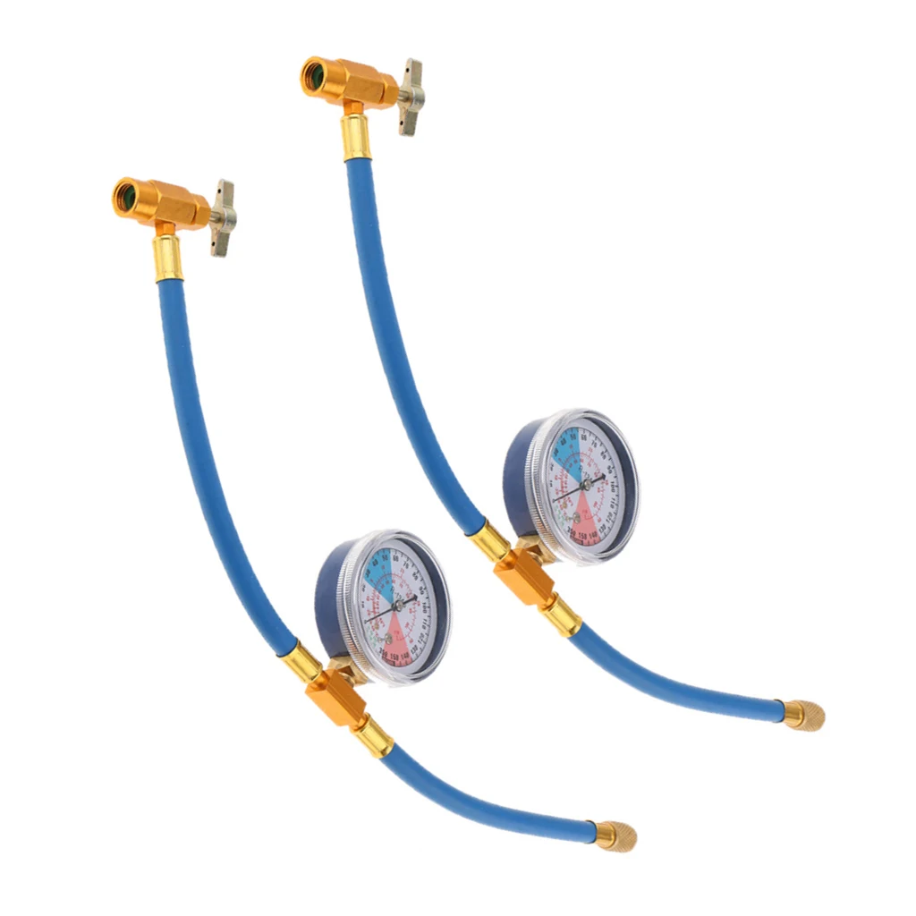 R134A к R12/R22 автомобиль A/C хладагенты перезарядки шланг трубы манометр 350PSI 2 шт |