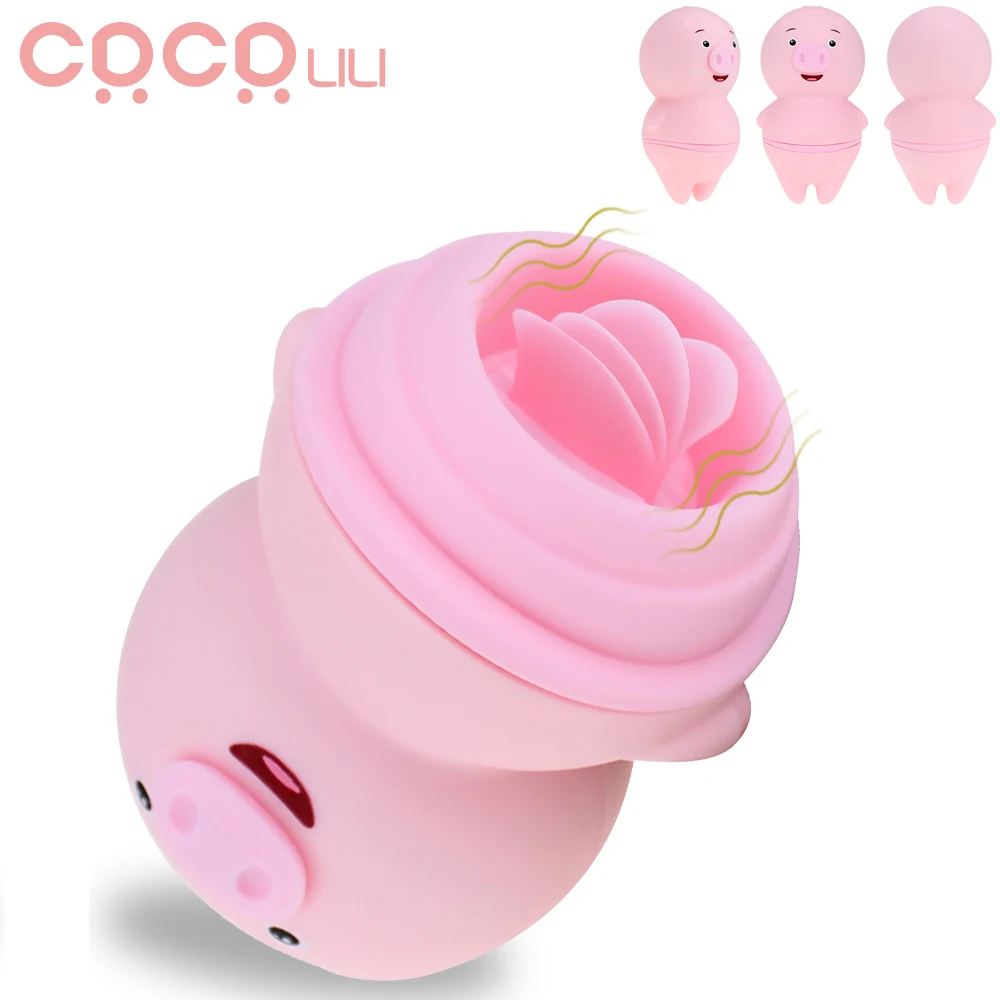 Cunnilingus язык лизание вибраторы секс игрушка для женщин свинка Массажер сосков