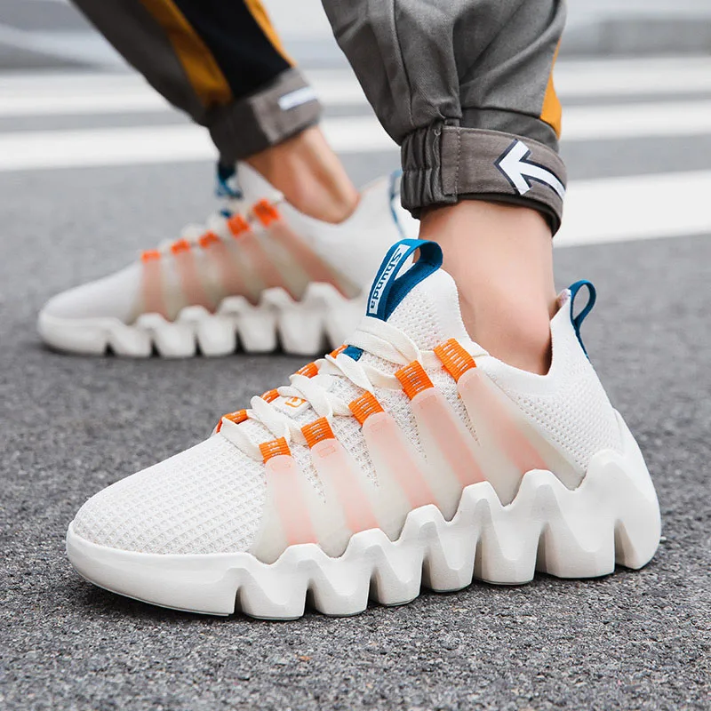 

Trendy Men Chunky Sneakers Fashion New Casual Shoes For Mens High Quality Trainers Walking Breathable Zapatillas De Hombre 2021